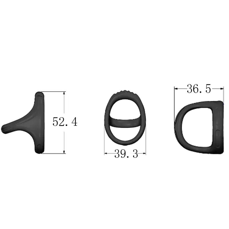 Silicone Cock Penis Penis Rings Erection Semen Lock Enhancing Long Lasting Delay Ejaculation Adult Sex Toys for Men Couples 18+