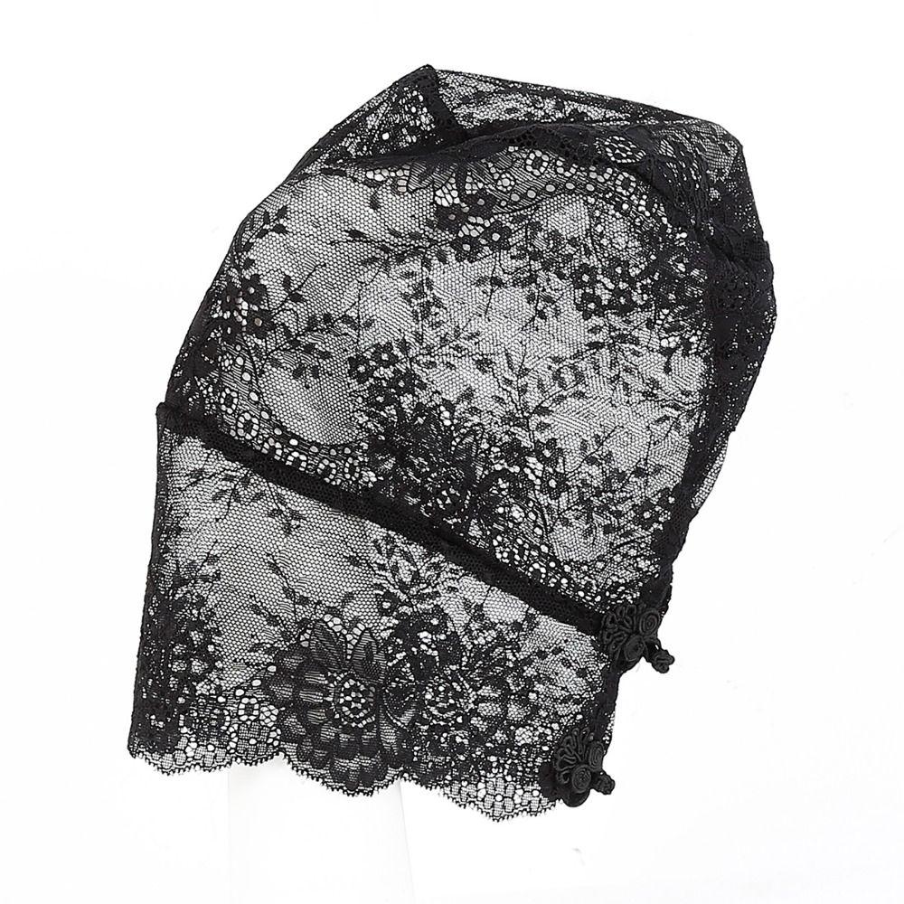 Full Face Eye Mask Lace Party Mask Sexy Head Cover  Women