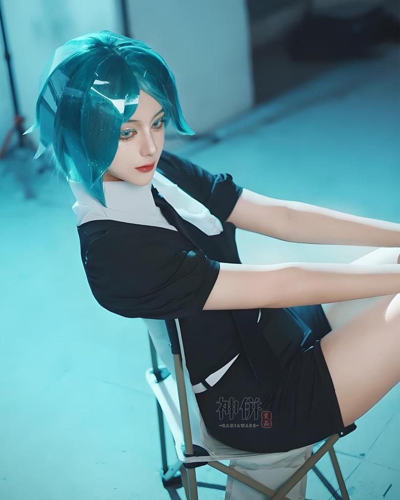 Lustrous Cosplay Black Land of the Lustrous Costume for Cultural and Stage Performances Size [Excellent Quality] Uniform, Jewel, Costume, Adult,