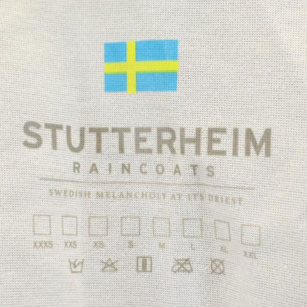 STUTTERHEIM Water Repellent Finish Raincoat Green Hood Men's Used