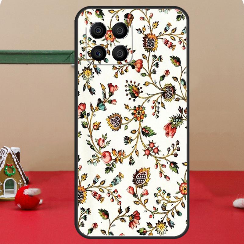

Orange Flower Pattern Case For Honor Magic 8 Pro 6 7 Lite Honor 400 200 50 70 X8c X8b X9a X9b X9c X9d Win RT Coque Honor Win