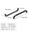 Modern Minimalist Black Zinc Alloy Cabinet Handle Wardrobe Drawer Single Hole Handle Furniture Hardware Accessories