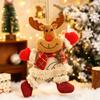 New Creative Fabric Christmas Small Ornaments, Christmas Tree Decoration Pendant, Dancing Doll Decoration, Christmas Tree Ornament Set