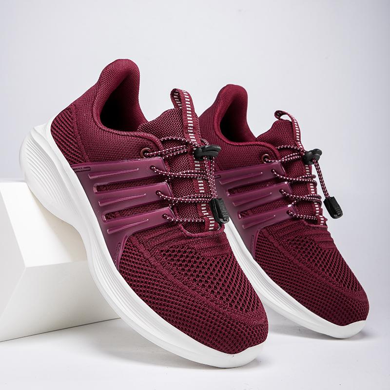 

Men s Walking Shoes 2025 Summer Outdoor Mountain Training Sports Shoes, Women s Casual Lightweight Mesh Breathable Walking Shoes 36 червоний