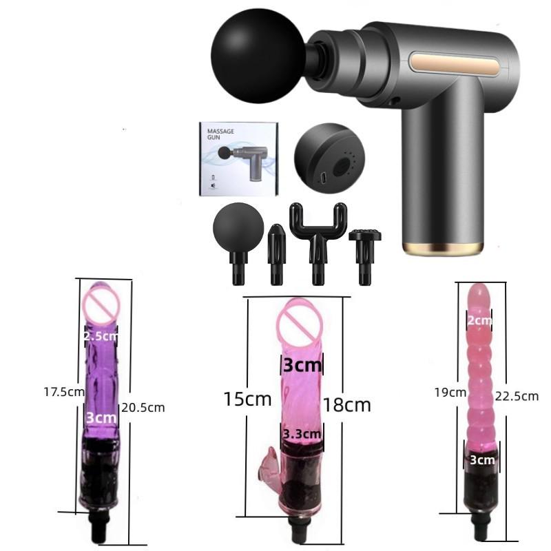 Multi-Function Massage Gun Adapter Kit with Silicone Heads for Adults