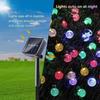 Solar Powered 50 LED String Lights Garden Path Yard Decorative Lights Outdoor Waterproof