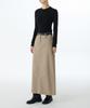 Musinsa Standard Woman Women'S Cp Maxi Skirt [Beige]