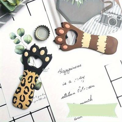 Creative Bottle Opener Cartoon Cat Claw Bottle Opener Magnetic Household Refrigerator Bar Beer Bottle Opener Kitchen Accessories