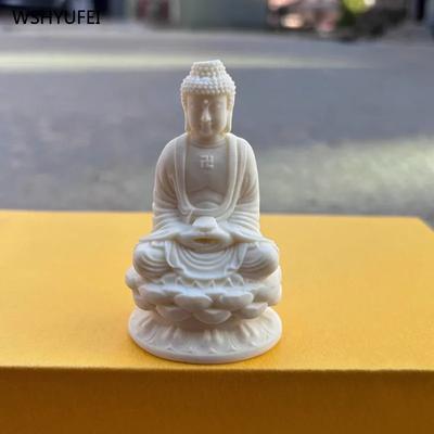 1 pz Statua di Buddha Avalokitesvara frutto avorio Accessori per auto Sacrificio domestico Decorazione per soggiorno Forniture per templi