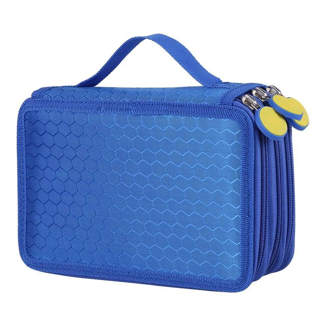 72 Holes Four Layers Pencil Case Large Capacity Kawaii Pen Storage Bag Korean Stationery Back To School Office Supplies