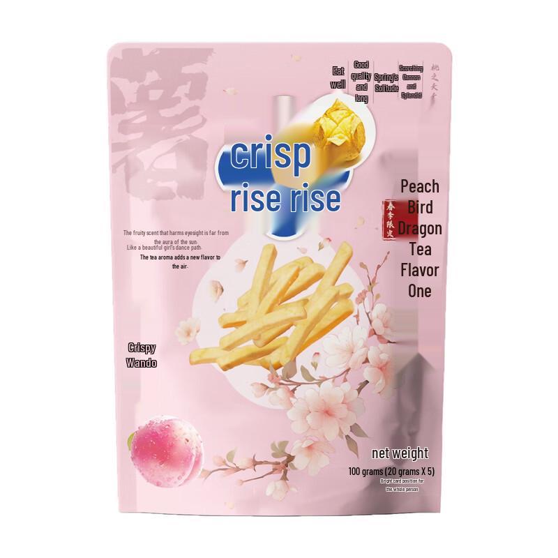 Cui Sheng Sheng Peach Oolong Crispy Potato Sticks