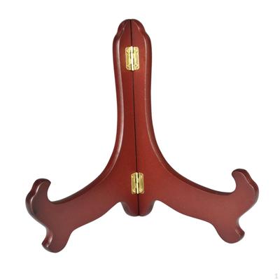 4 - 14'' Drewniany Składany Stojak na Talerze, Zdjęcia