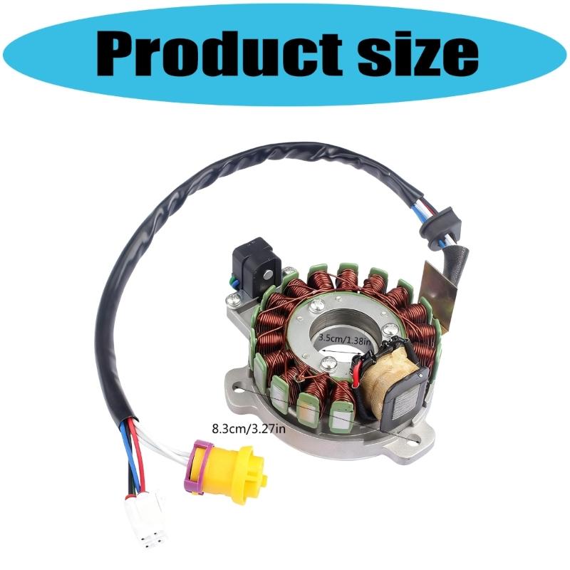Motorcycle Generator Magnetor Stator Ignition Coil Replacement Stator Magnetor Plate for 250cc JS250 250 Easy to Install
