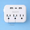 Surge Protector Outlet Extender Overload Protection Wall Adapter Professional Power Strip  Home