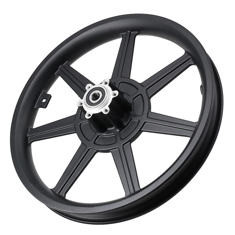 14 Inch 14X2.125 Disc Brake 6-hole 6200 Bearing Reinforced Iron Front Wheel Hub for Driving Electric Folding Car