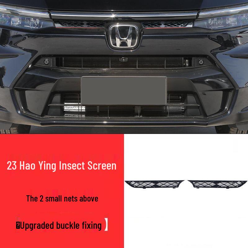 Honda Breeze 2025 Radiator Grille Trim: Insect-Resistant Decorative Frame Honeycomb Clip-In Anti-Insect Net - Blue Card