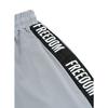 FREEDOM Lettering Bermuda Shorts (Grey/White)
