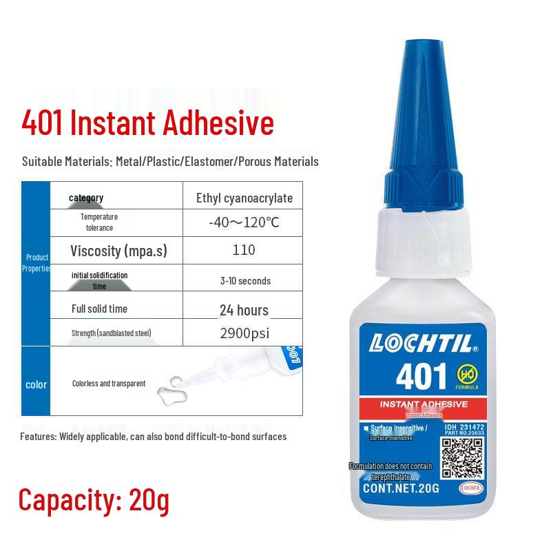 Quick-Drying Glue Collection: Strong Instant Adhesive for Shoes, Metal, and Plastic – Models 401, 403, 406, 416, 460, 495, 496, 498.