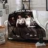 1pc Tokio Hotel Merchandise Blanket Soft All Season Throw with Vibrant Design, Perfect for Home, Travel, and Gifts, Ideal for Naps and Camping