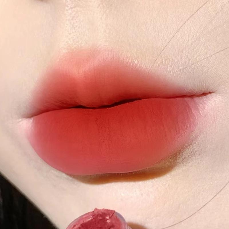 Velvet Matte Lip Glaze Waterproof Long Lasting Non Stick Cup Pigmented Lip Mud
