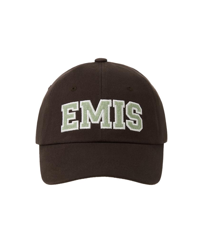 Imiseu Twill Capital Logo Ball Cap-Brown