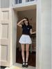 Women's Summer High-Waist Pleated Skort - Slimming, Girly Style, New Arrival