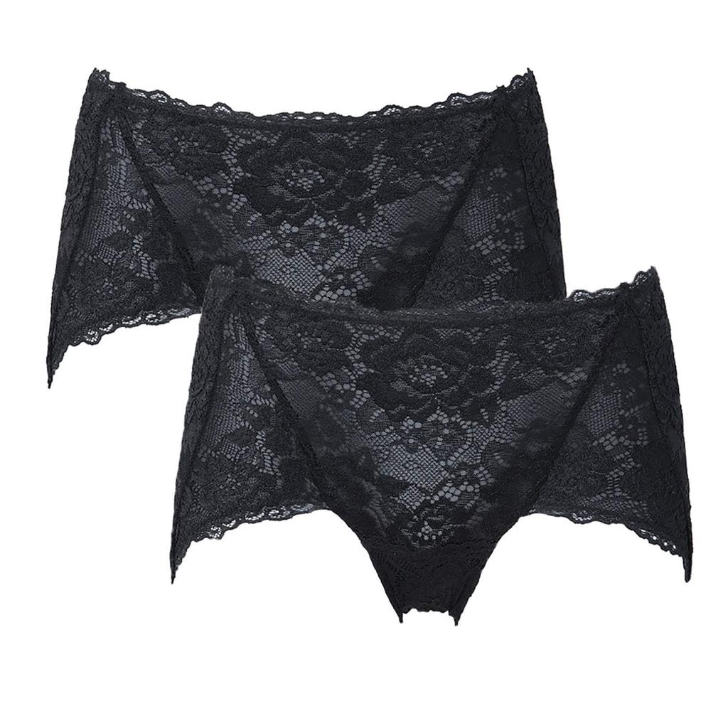 Thank Me Pelvic Tightening Sizes Panties, 2-Pack, Women's, Black, S-M