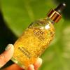 24k Gold Essence: Genuine Pore-Minimizing and Tightening Hyaluronic Acid Serum, Moisturizes and Hydrates.