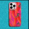 Chili Red Phone Case For iPhone 16,15,14,13,12,11,Mini,Pro,MAX Pink Matte Silicone Cover