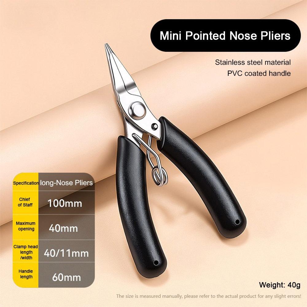 Industrial Grade Mini Hand Pliers Multi-functional Stainless Steel Jewelry Making Pliers Mini Portable Precision Workmanship