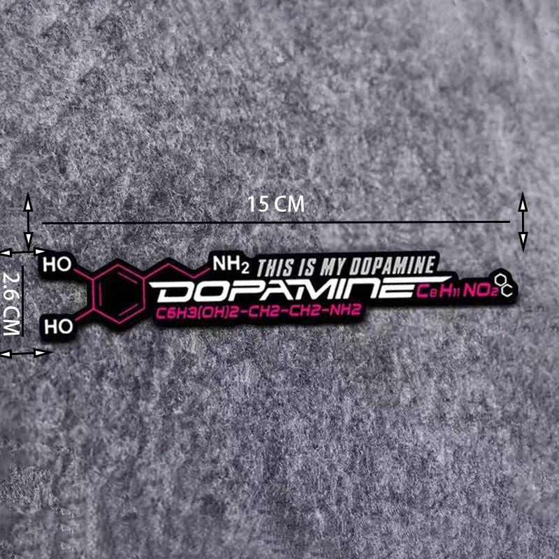 Автомобильные наклейки Наклейка на машину «Дофамин» Декоративные наклейки для велосипедов и мотоциклов Персонализированные автомобильные наклейки для автомобилей B1