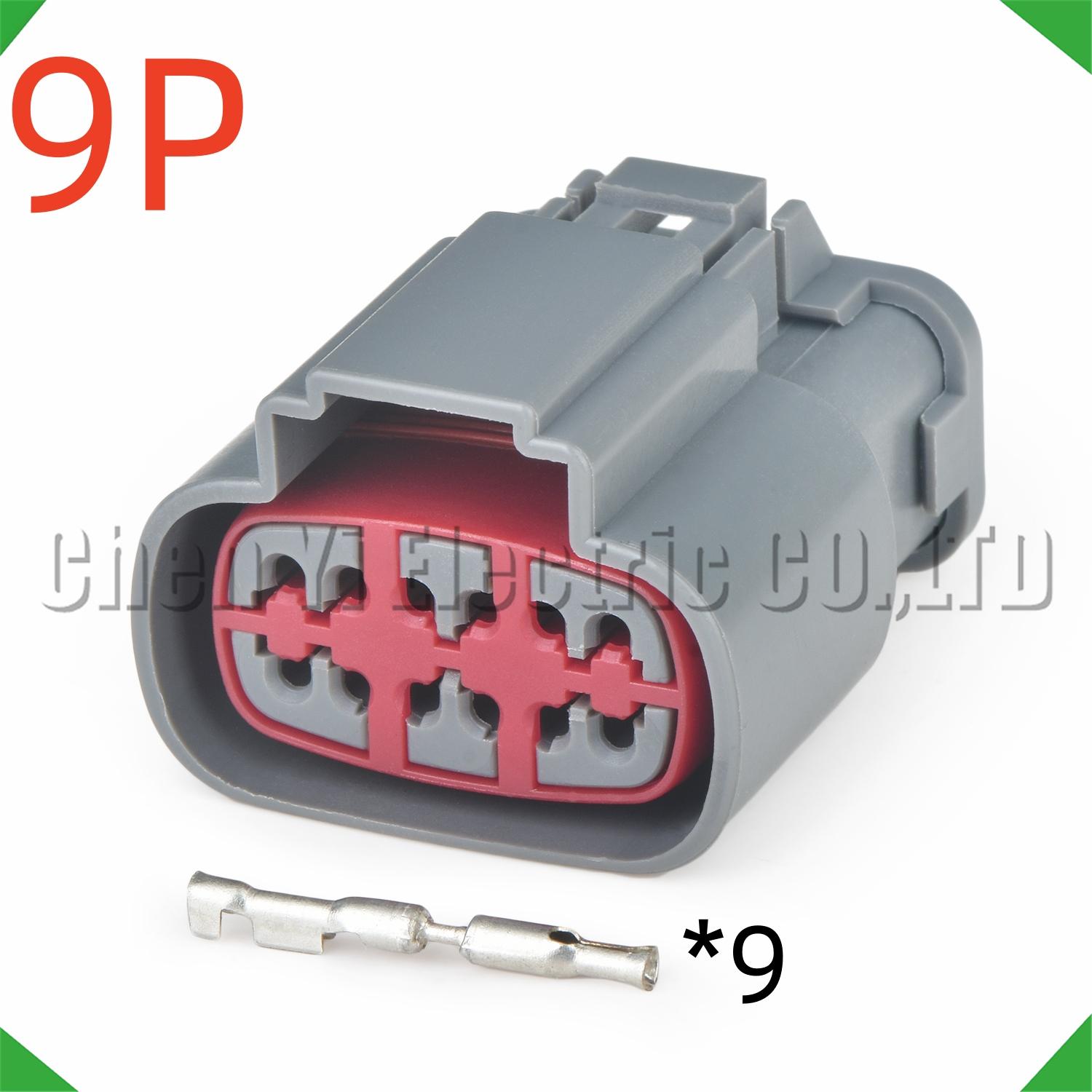 9 Pin Automotive Connector Solenoid Wire harness Plug 3U2Z-14S411-VCA 350-0067 For Ford E40D 4R100 Model Transmissions 1995-2007 Female