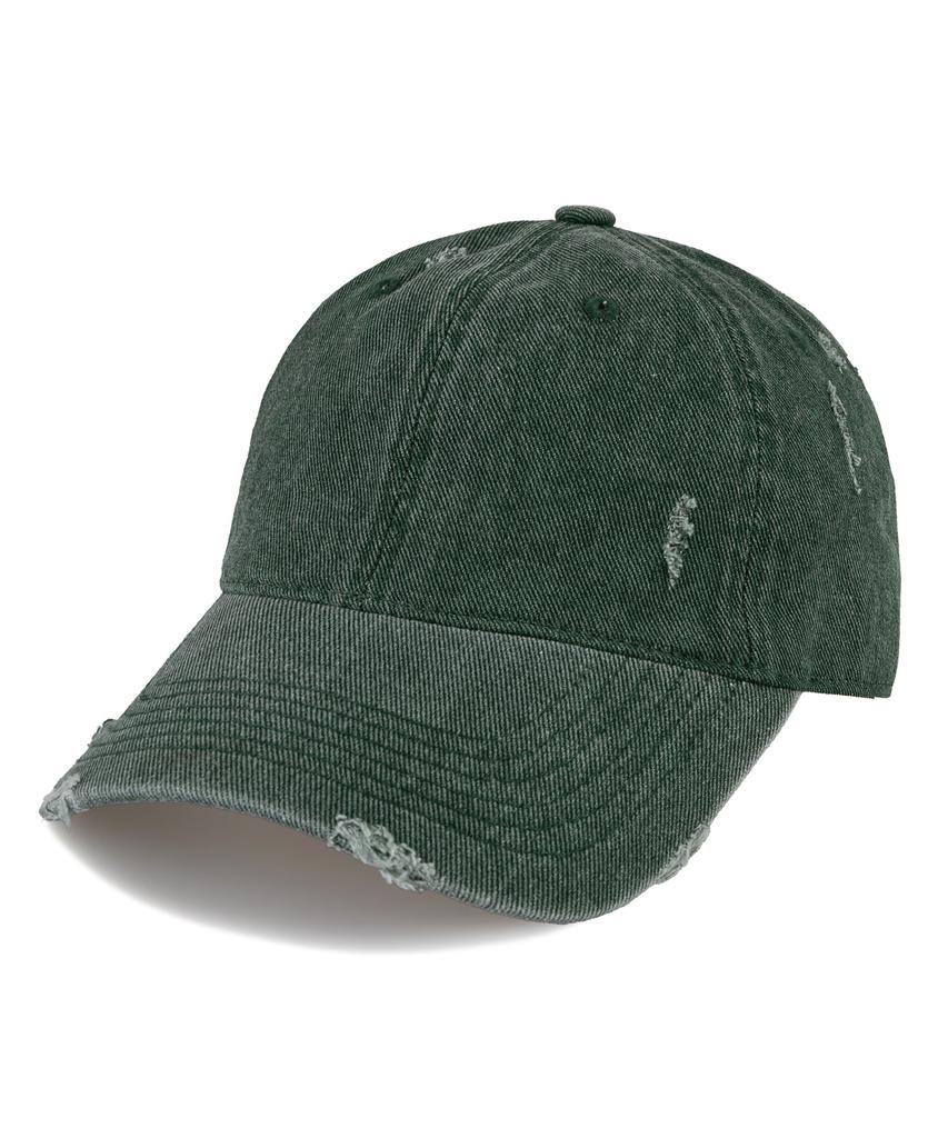 Chaebteo Standard Pigment Damage Ball Cap - Green
