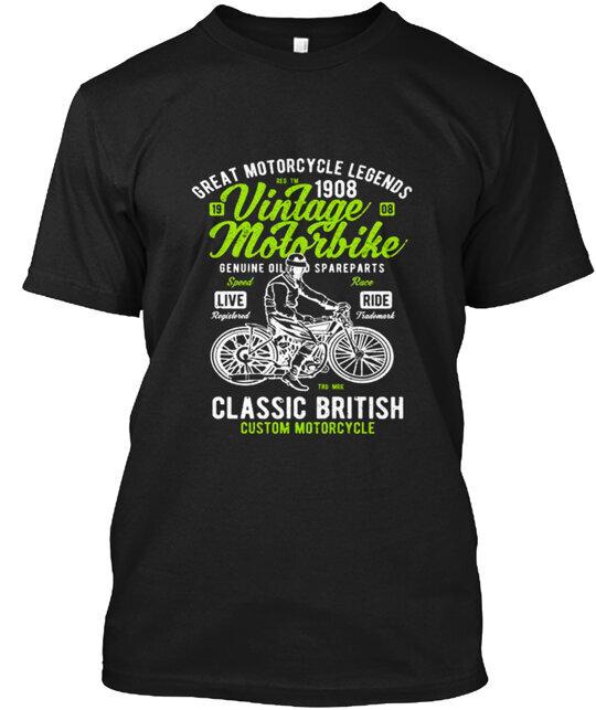 Vintage Motorbike Motorcycle Gift Classi T-Shirt Made in the USA Size S to 5XL Unisex T-Shirt M