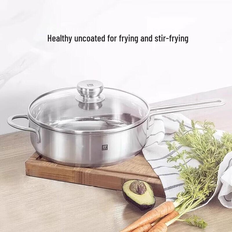 ZWILLING Moment 24cm Pure Titanium Frying Pan