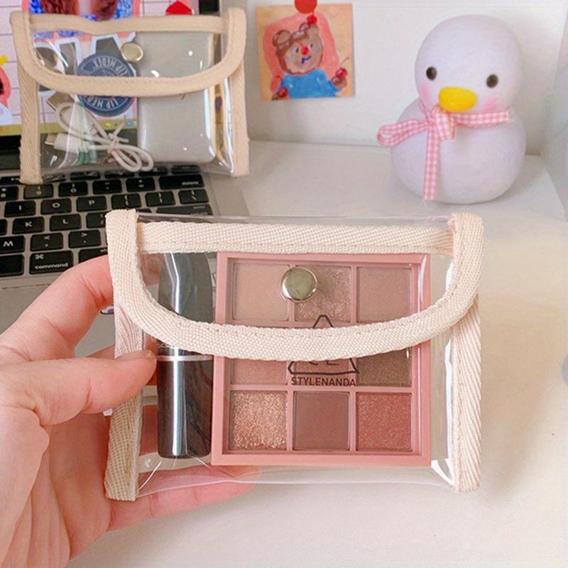 Mode PVC Geldbörse Damen Transparent Kawaii Kartenetui Schlüsselanhänger Aufbewahrungstasche Mädchen 2025 Neu Klar Kleine Tasche Handgeldbörsen