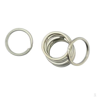 10 Pcs Jump Rings Split Spring Key