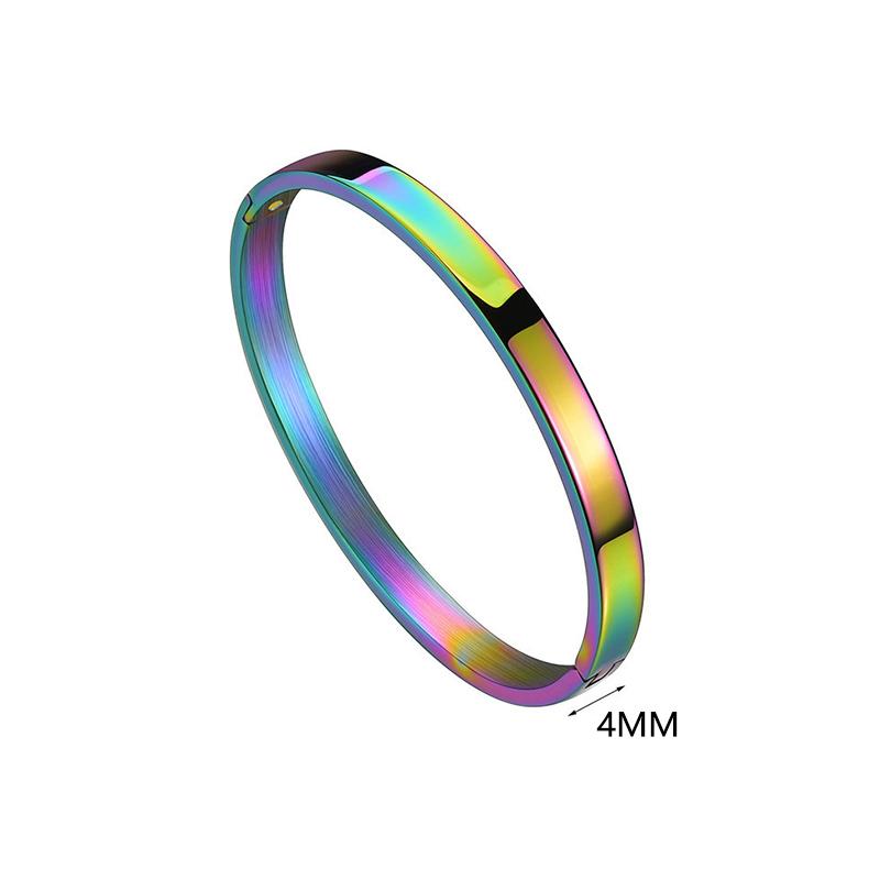 Personalized Bracelet for Women Female Width 4/6mm Custom Engraved Name Bracelets Bangle Stainless Steel
