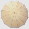 Makita Shoten Rain Long carbon fiber Manual Made in 33722112 Women's Umbrella, Umbrella, Umbrella, SCENE, Beige/Blue, 12-rib frame, opening, Japan,