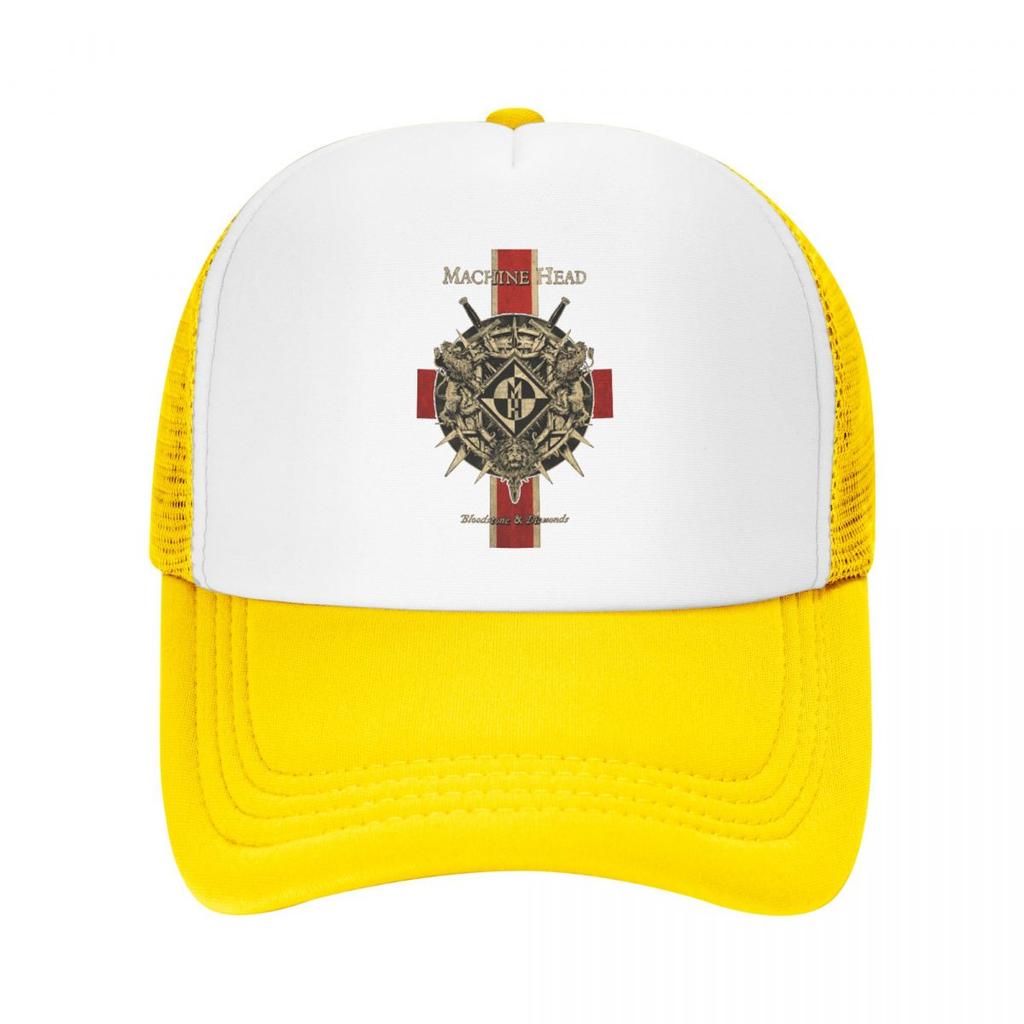 Machine Head Trending Baseball Caps Mesh Hats Sun Caps Peaked Adult Caps