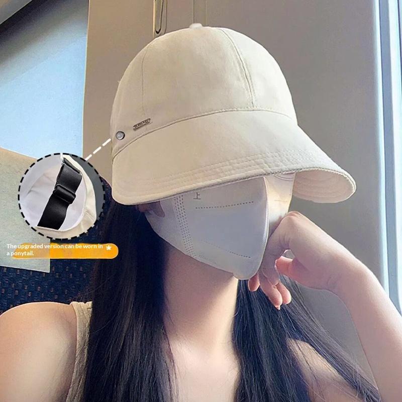 2026 Summer New Breathable Fisherman Hat For Women Outdoor Sunshade And Sun Protection Fashionable Duckbill Cap
