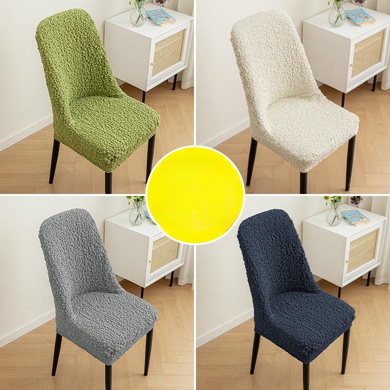 Potah na jídelní stůl a židle Skládaná elastická látka Zesílený protiskluzový potah sedadla Univerzální pro všechna roční období Potah na stoličku odolný proti poškrábání kočkou