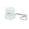Mini Mechanical Keyboard Fidget Keychain Stress Relief Clicker Toy Portable Finger Press Sensory Toy Keyring Bag Pendant Decor