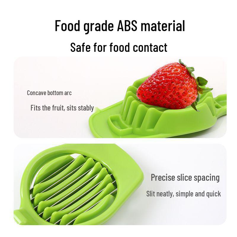 Multi-Purpose Fruit and Egg Slicer: Easily Slice Dates, Hawthorn, Mushrooms, Strawberries & Eggs