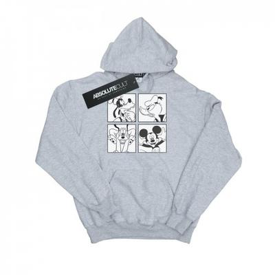 Mens Mickey, Donald, Goofy And Pluto Boxed Hoodie