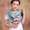 Hot Design 110*110cm 100% Silk Big Square Silk Scarves Fashion Floral Printed Shawl Sale Women Genuine Natural Silk Scarf Shawl