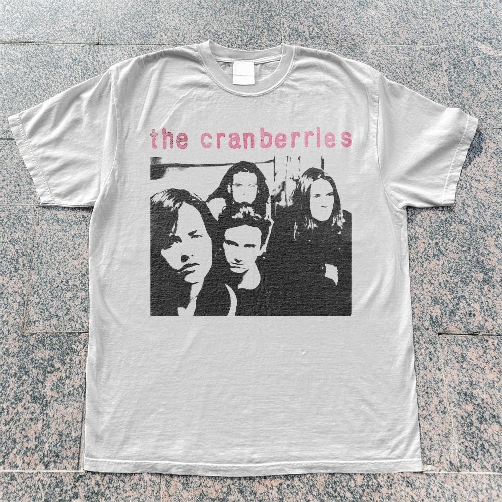 The Cranberries White Retro Unisex TShirt Size S5XL Unisex T-Shirt XXXL