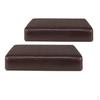 2pcs Waterproof PU Leather Sofa Seat Cushion Cover Coffee1 Seater