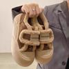 Fashion Winter  Stickers Women's Shoes 2024 New Warm Cotton Flat Bottom Slip-on Shoes Women's