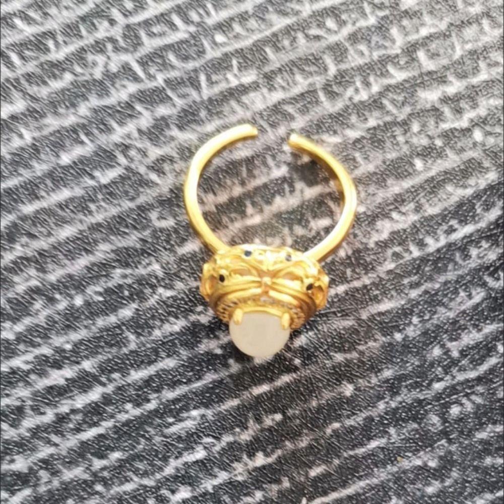 Adjustable Ring with Hidden Box DIY with Flip-top Box Women Open Ring French Style Courtly Style Retro Style Ring